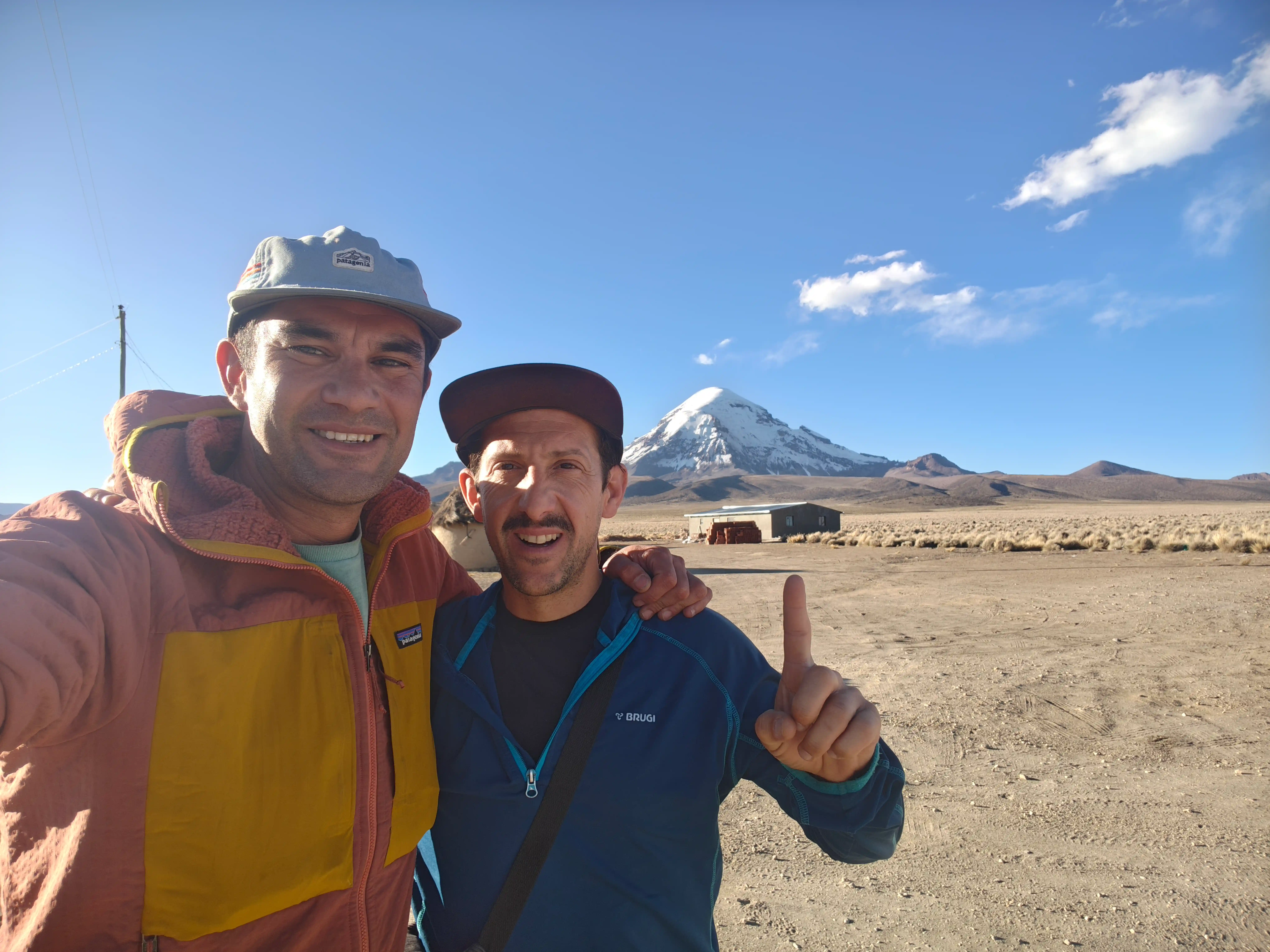 En el Parque Nacional Sajama, Bolivia.